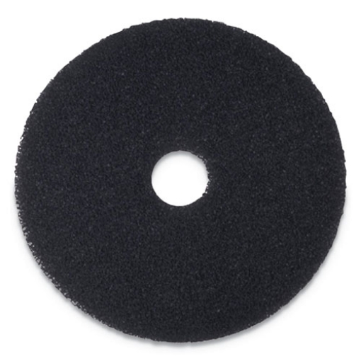 Picture of Stripping Floor Pads, 12" Diameter, Black, 5/carton