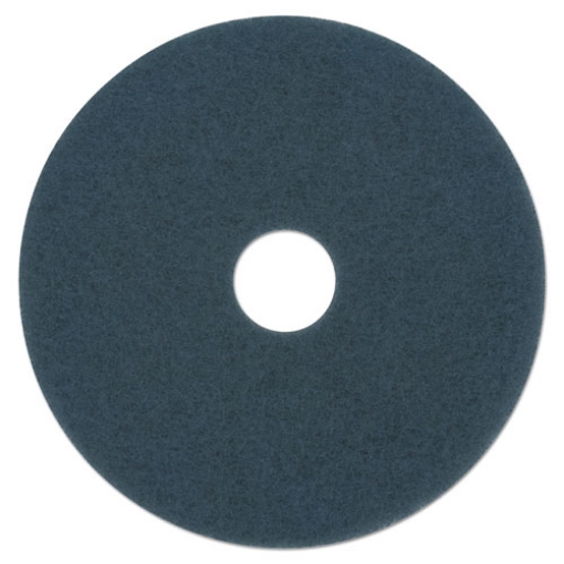 Picture of Scrubbing Floor Pads, 13" Diameter, Blue, 5/carton