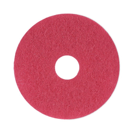 Picture of Buffing Floor Pads, 13" Diameter, Red, 5/carton