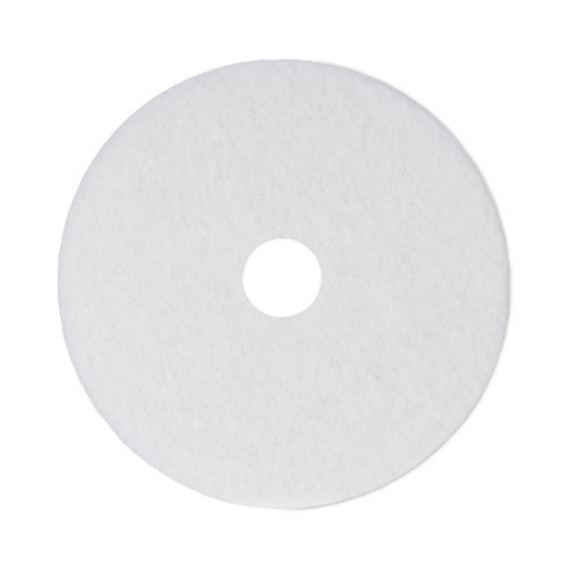 Picture of Polishing Floor Pads, 14" Diameter, White, 5/carton