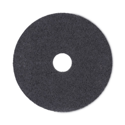 Picture of High Performance Stripping Floor Pads, 17" Diameter, Black, 5/carton