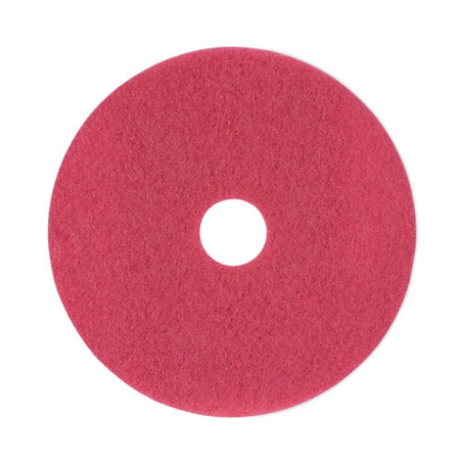 Picture of Buffing Floor Pads, 18" Diameter, Red, 5/carton