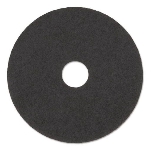 Picture of High Performance Stripping Floor Pads, 19" Diameter, Black, 5/carton