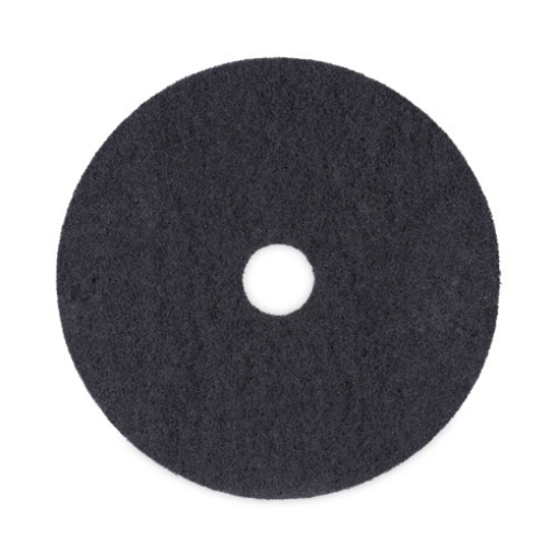 Picture of Stripping Floor Pads, 20" Diameter, Black, 5/carton