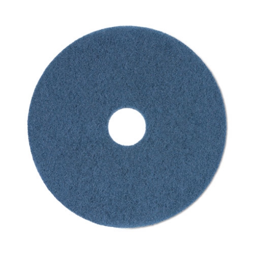 Picture of Scrubbing Floor Pads, 20" Diameter, Blue, 5/carton