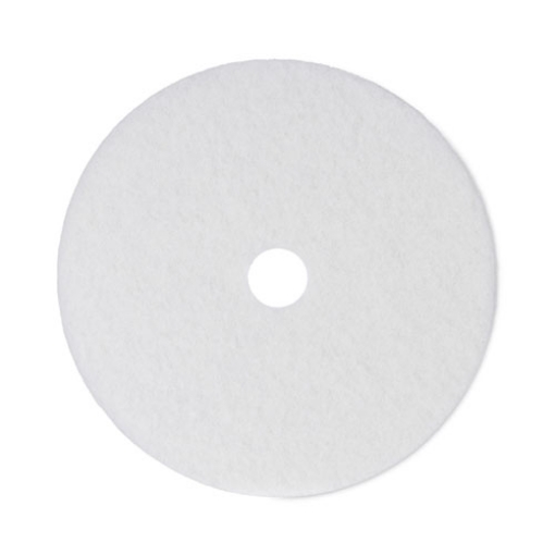 Picture of Polishing Floor Pads, 21" Diameter, White, 5/carton