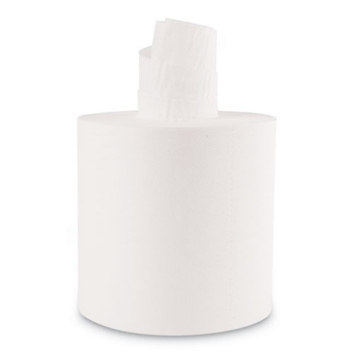 Picture of Center-Pull Roll Towels, 2-Ply, 7.6 x 8.9, White, 600/Roll, 6/Carton