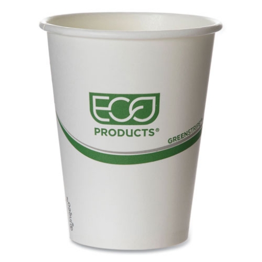 Picture of Greenstripe Renewable And Compostable Hot Cups, 12 Oz, 50/pack, 20 Packs/carton