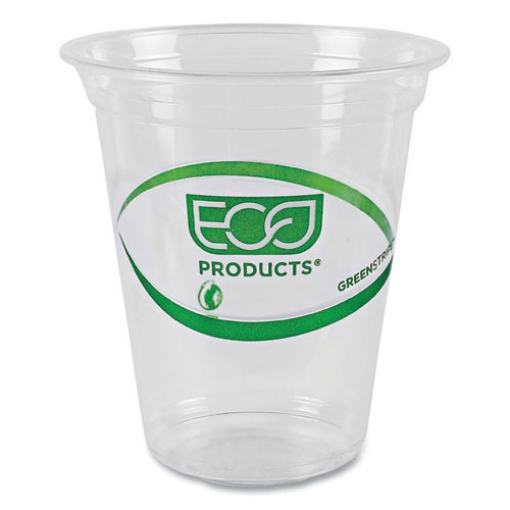 Picture of Greenstripe Renewable And Compostable Cold Cups, 16 Oz, Clear, 50/pack, 20 Packs/carton