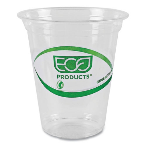 Picture of Greenstripe Renewable And Compostable Cold Cups Convenience Pack, Clear, 16 Oz, 50/pack