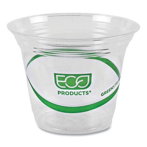 Picture of Greenstripe Renewable And Compostable Cold Cups, 9 Oz, Clear, 50/pack, 20 Packs/carton