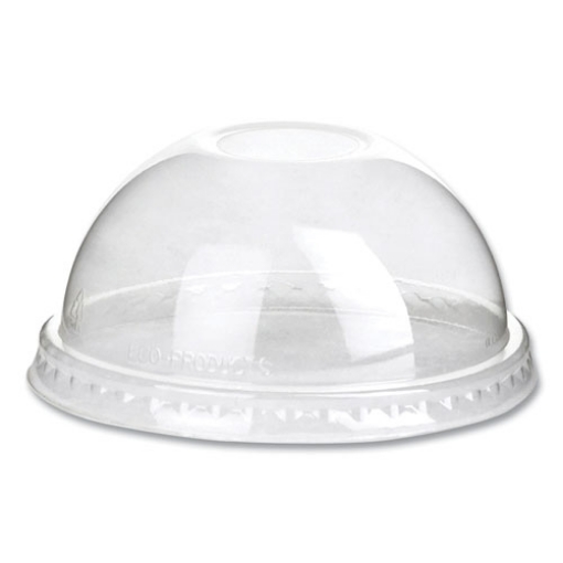 Picture of Greenstripe Renew And Comp Cold Cup Dome Lids, Fits 9 Oz To 24 Oz Cups, Clear, 100/pack, 10 Packs/carton