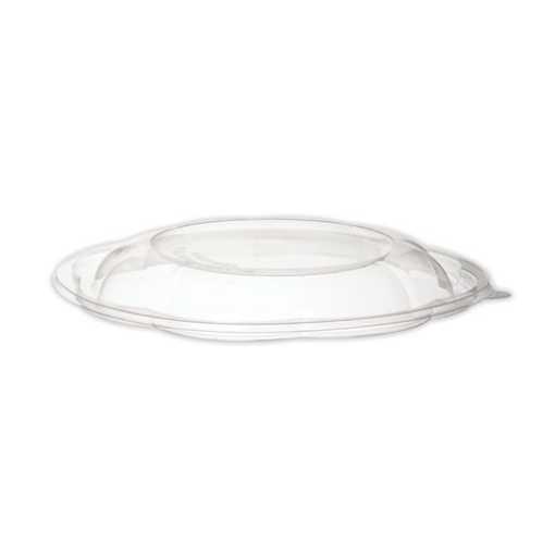 Picture of Renewable and Compostable Lids for 24, 32 and 48 oz Salad Bowls, Clear, Plastic, 300/Carton