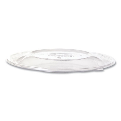 Picture of Salad Bowl Lids, Lids for 64 oz Squat Salad Bowls, 9.5" Diameter, Clear, Plastic, 300/Carton