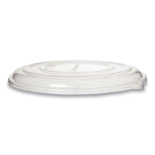 Picture of 100% Recycled Content Pizza Tray Lids, 14 x 14 x 0.2, Clear, Plastic, 50/Carton