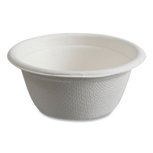 Picture of Vanguard Renewable and Compostable Sugarcane Portion Cups, 2 oz, White, 2,500/Carton