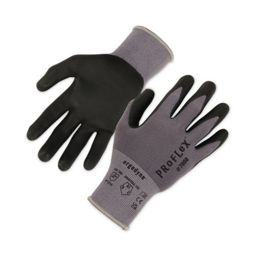 Picture of ProFlex 7000 Nitrile-Coated Gloves Microfoam Palm, Gray, X-Large, 12 Pairs/Pack, Ships in 1-3 Business Days