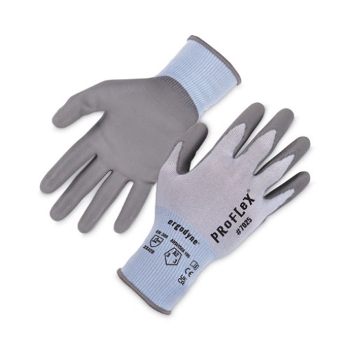 Picture of ProFlex 7025 ANSI A2 PU Coated CR Gloves, Blue, Small, 12 Pairs/Pack, Ships in 1-3 Business Days