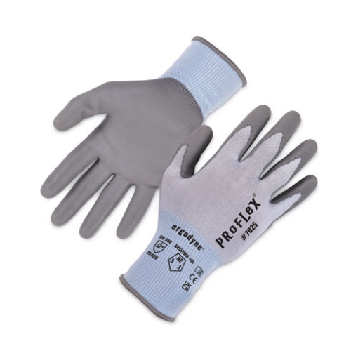 Picture of ProFlex 7025 ANSI A2 PU Coated CR Gloves, Blue, 2X-Large, Pair, Ships in 1-3 Business Days