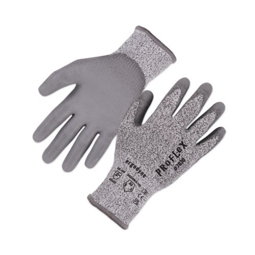 Picture of ProFlex 7030 ANSI A3 PU Coated CR Gloves, Gray, X-Large, Pair, Ships in 1-3 Business Days