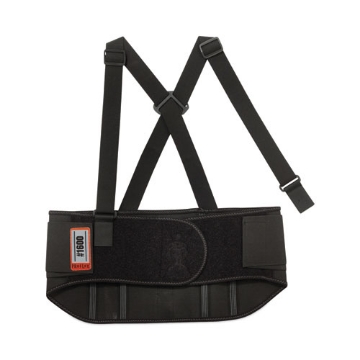 Picture of ProFlex 1600 Standard Elastic Back Support Brace, X-Large, 38" to 42" Waist, Black, Ships in 1-3 Business Days
