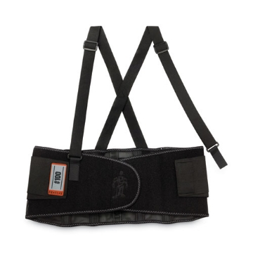 Picture of ProFlex 100 Economy Spandex Back Support Brace, 2X-Large, 42" to 46" Waist, Black, Ships in 1-3 Business Days