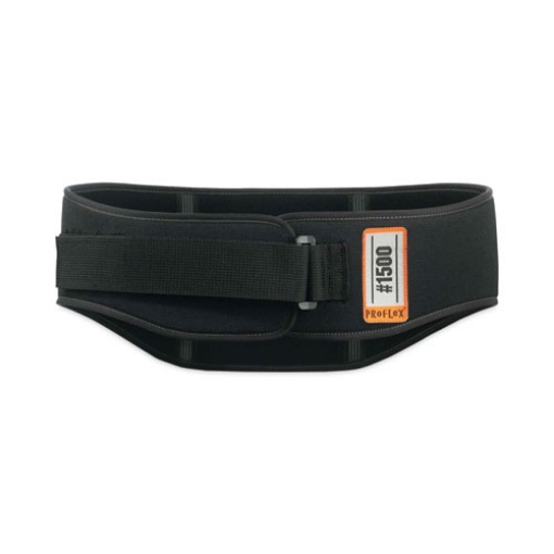 Picture of ProFlex 1500 Weight Lifters Style Back Support Belt, X-Large, 38" to 42" Waist, Black, Ships in 1-3 Business Days