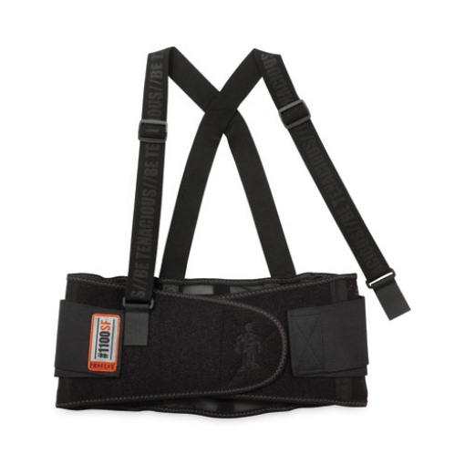 Picture of ProFlex 1100SF Standard Spandex Back Support Brace, X-Small, 20" to 25" Waist, Black, Ships in 1-3 Business Days