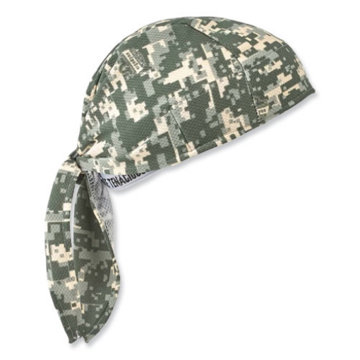 Picture of Chill-Its 6615 High-Perform Bandana Doo Rag with Terry Cloth Sweatband, One Size Fits Most, Camo, Ships in 1-3 Business Days