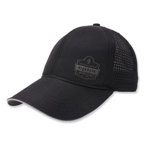 Picture of Chill-Its 8937 Performance Cooling Baseball Hat, One Size Fits Most, Black, Ships in 1-3 Business Days