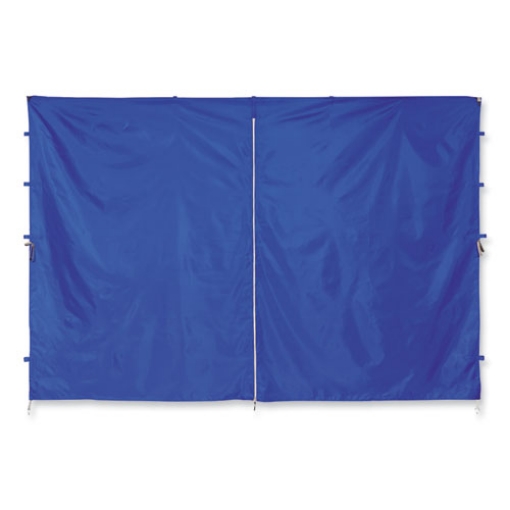 Picture of Shax 6096 Pop-Up Tent Sidewall with Zipper, Single Skin, 10 ft x 10 ft, Polyester, Blue, Ships in 1-3 Business Days