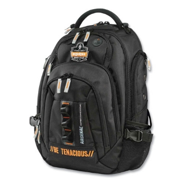 Picture of Arsenal 5144 Mobile Office Backpack, 8 x 14 x 28, Black, Ships in 1-3 Business Days