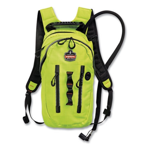 Picture of Chill-Its 5157 Cargo Hydration Pack with Storage, 3 L, Hi-Vis Lime, Ships in 1-3 Business Days