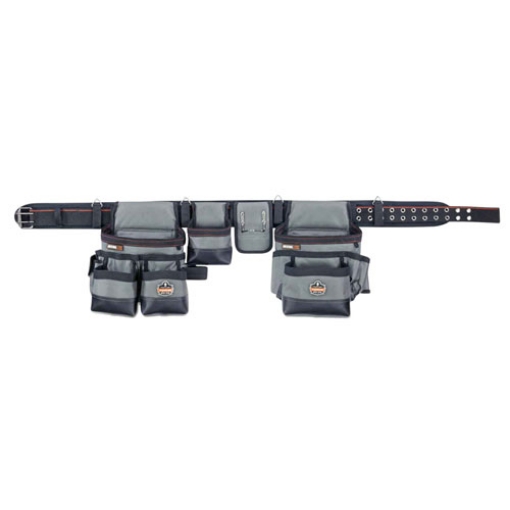Picture of Arsenal 5504 34-Pocket Synthetic Tool Rig, Fits Waist 40" to 54", Polyester, Gray, Ships in 1-3 Business Days