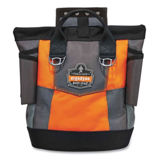 Picture of Arsenal 5527 Premium Topped Tool Pouch with Hinged Closure, 6 x 10 x 11.5, Polyester, Orange, Ships in 1-3 Business Days