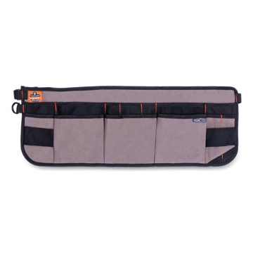 Picture of Arsenal 5707 Canvas Waist Apron, 14 Compartments, 25.5 x 34, Canvas, Gray, Ships in 1-3 Business Days