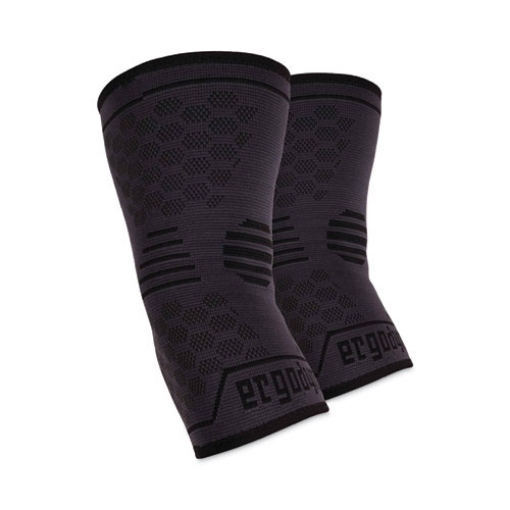 Picture of ProFlex 651 Elbow Compression Sleeve, Small, Gray/Black, Ships in 1-3 Business Days