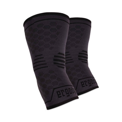 Picture of ProFlex 651 Elbow Compression Sleeve, Medium, Gray/Black, Ships in 1-3 Business Days