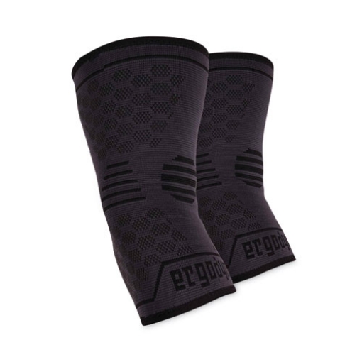 Picture of ProFlex 651 Elbow Compression Sleeve, Large, Gray/Black, Ships in 1-3 Business Days