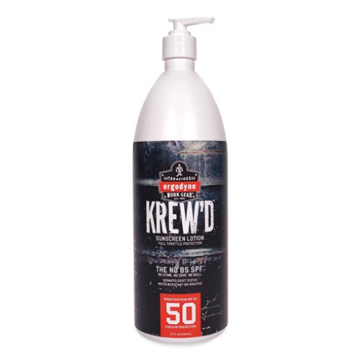 Picture of Krewd 6355 SPF 50 Sunscreen Lotion, 32 oz Pump Bottle, Ships in 1-3 Business Days