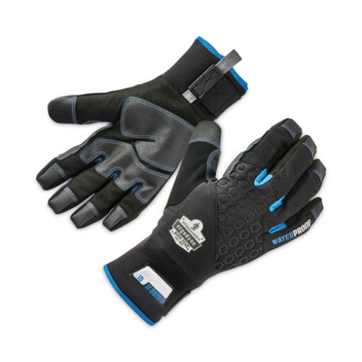 Picture of ProFlex 818WP Thermal WP Gloves with Tena-Grip, Black, Large, Pair, Ships in 1-3 Business Days