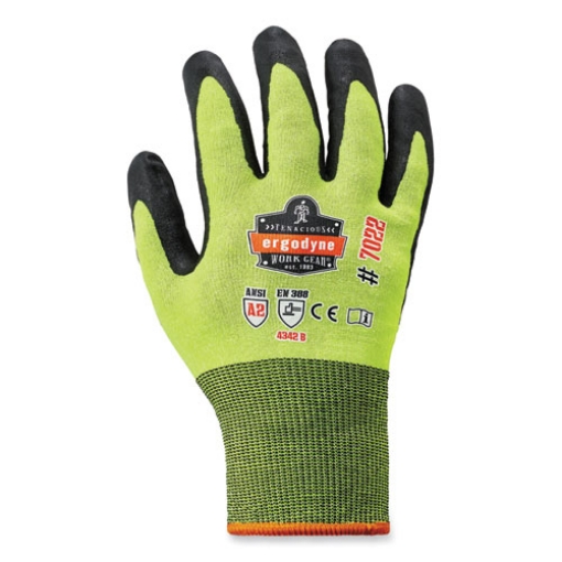 Picture of ProFlex 7022-CASE ANSI A2 Coated CR Gloves DSX, Lime, Small, 144 Pairs/Carton, Ships in 1-3 Business Days