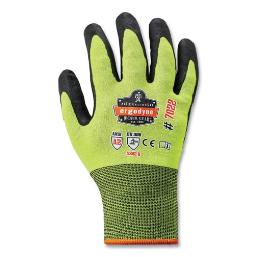 Picture of ProFlex 7022-CASE ANSI A2 Coated CR Gloves DSX, Lime, Medium, 144 Pairs/Carton, Ships in 1-3 Business Days