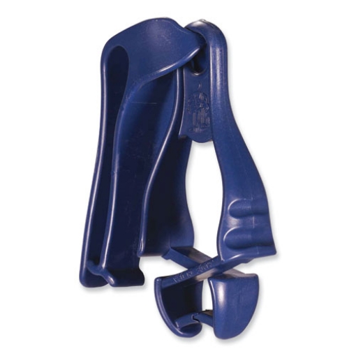 Picture of Squids 3405MD Metal Detectable Belt Clip Glove Clip Holder, 1x1x6, Acetal Copolymer, Deep Blue, Ships in 1-3 Business Days