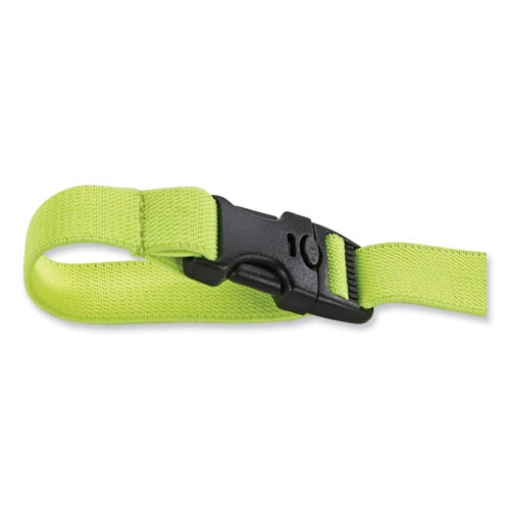 Picture of Squids 3150 Elastic Lanyard with Buckle, 2 lb Max Working Capacity, 18" to 48" Long, Lime, Ships in 1-3 Business Days