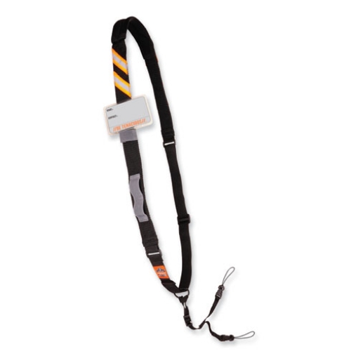 Picture of Squids 3137 Padded Barcode Scanner Lanyard Sling, 49" to 60" Long, Black, Ships in 1-3 Business Days