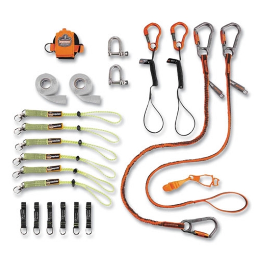 Picture of Squids 3187 Scaffolding Worker Tool Tethering Kit, Asstd Max Work Capacities, Lengths and Colors, Ships in 1-3 Business Days