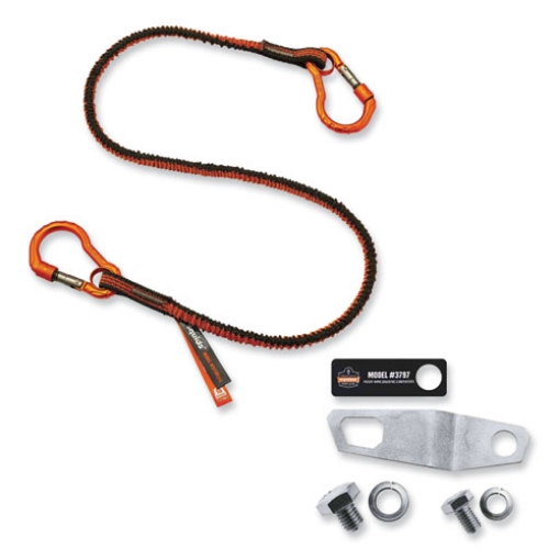 Picture of Squids 3196 Grinder Tool Tethering Kit, 8 lb Max Working Capacity, 38" Long, Orange/Gray, Ships in 1-3 Business Days