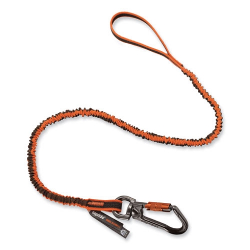 Picture of Squids 3109F(x) Tool Lanyard, Swiveling Aluminum Carabiner+Loop, 25 lb Max Work Cap, 38" to 48", Ships in 1-3 Business Days