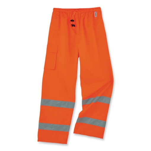 Picture of GloWear 8915 Class E Hi-Vis Rain Pants, 2X-Large, Orange, Ships in 1-3 Business Days